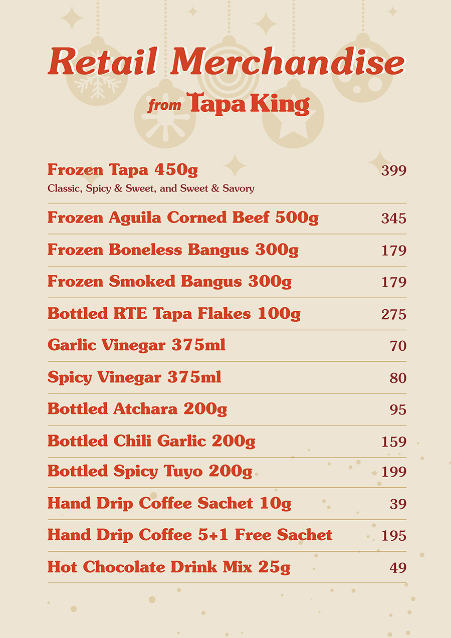 Tapa King Christmas Gift Sets